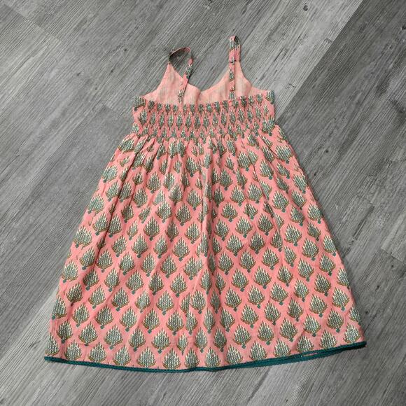 Yo Baby Pink Floral Spring Summer Dress Girl's 5 - Picture 3 of 9